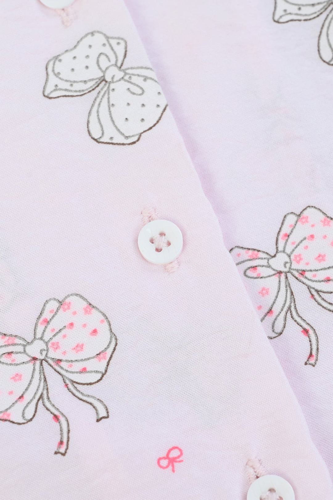 Infant Girls Linen Viscose Nightwear BOW