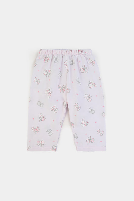 Infant Girls Linen Viscose Nightwear BOW