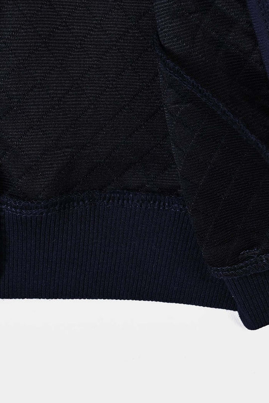 Infant Boys Quilted Jacket Bomber-BLUE