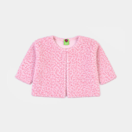 Infant Girls Sherpa Jacket Pink