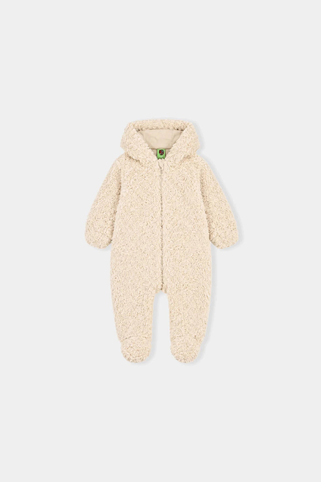 Infant Girls Sherpa Romper Cozy Vibe-OFF-White