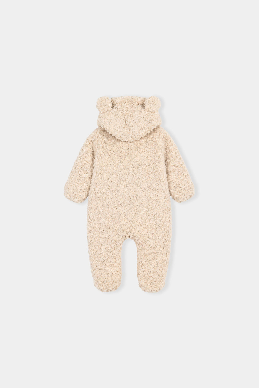 Infant Girls Sherpa Romper Cozy Vibe-OFF-White