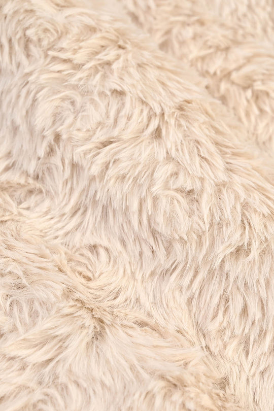 Infant Girls Sherpa Romper Cozy Vibe-OFF-White