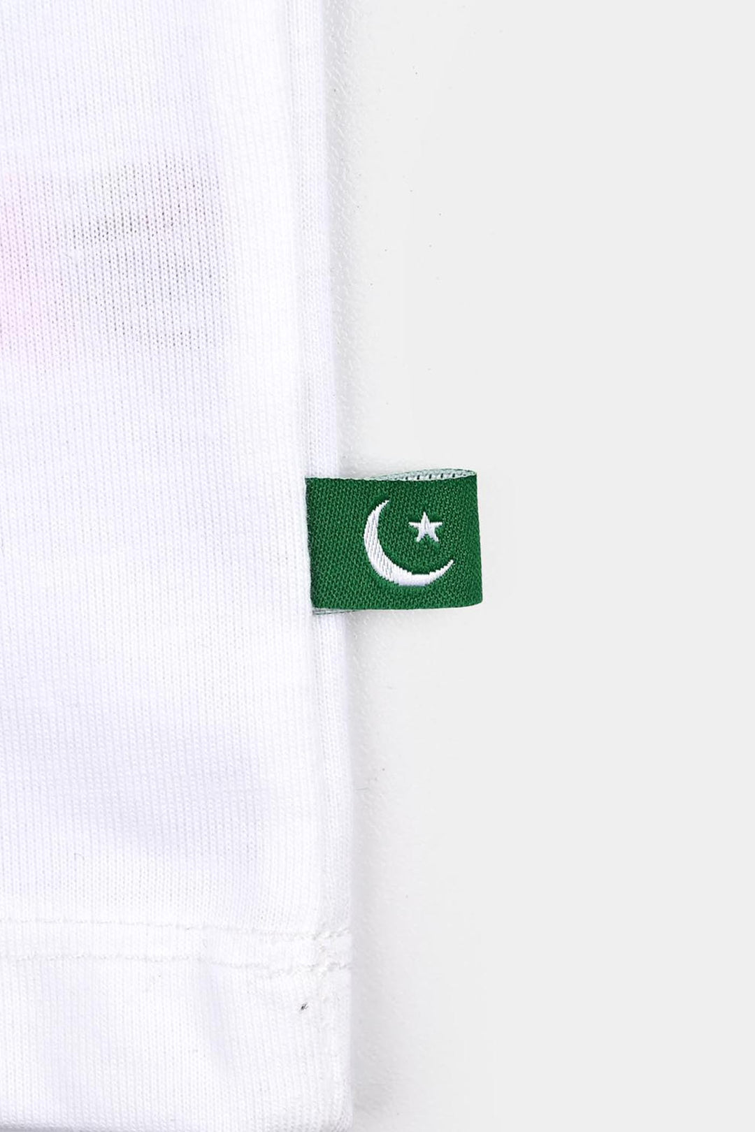 Boys White Sequins Flag T-Shirt – White
