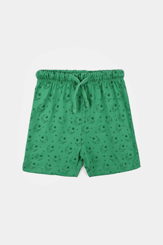Infant Boys Cotton Jersey Suit Go Green
