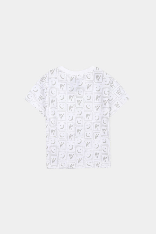 Infant Boys Monuments of Pakistan Suit – White