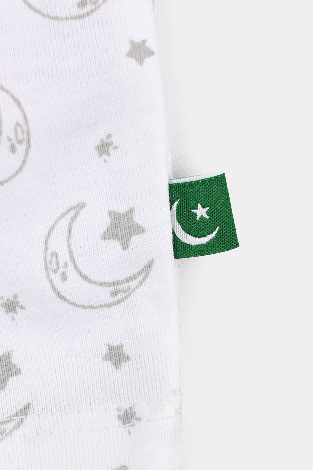Infant Boys Pakistan Zindabad T-Shirt – White