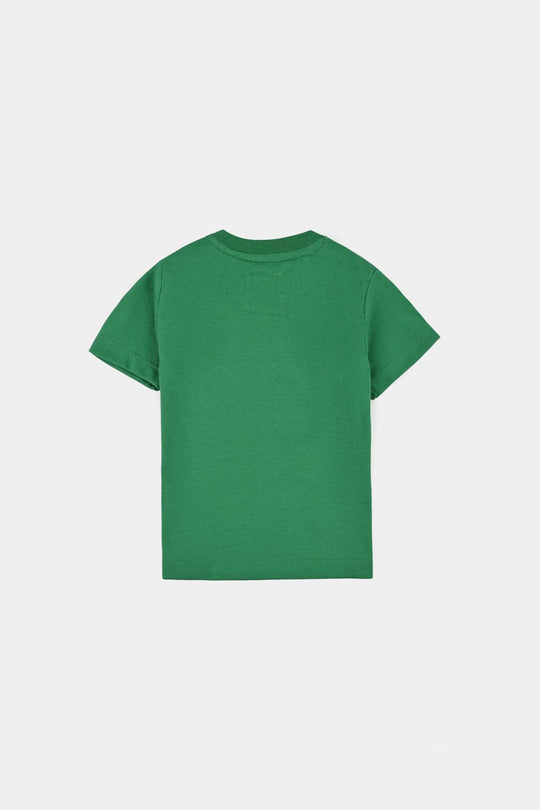 Infant Boys Sequins Flag T-Shirt – Green