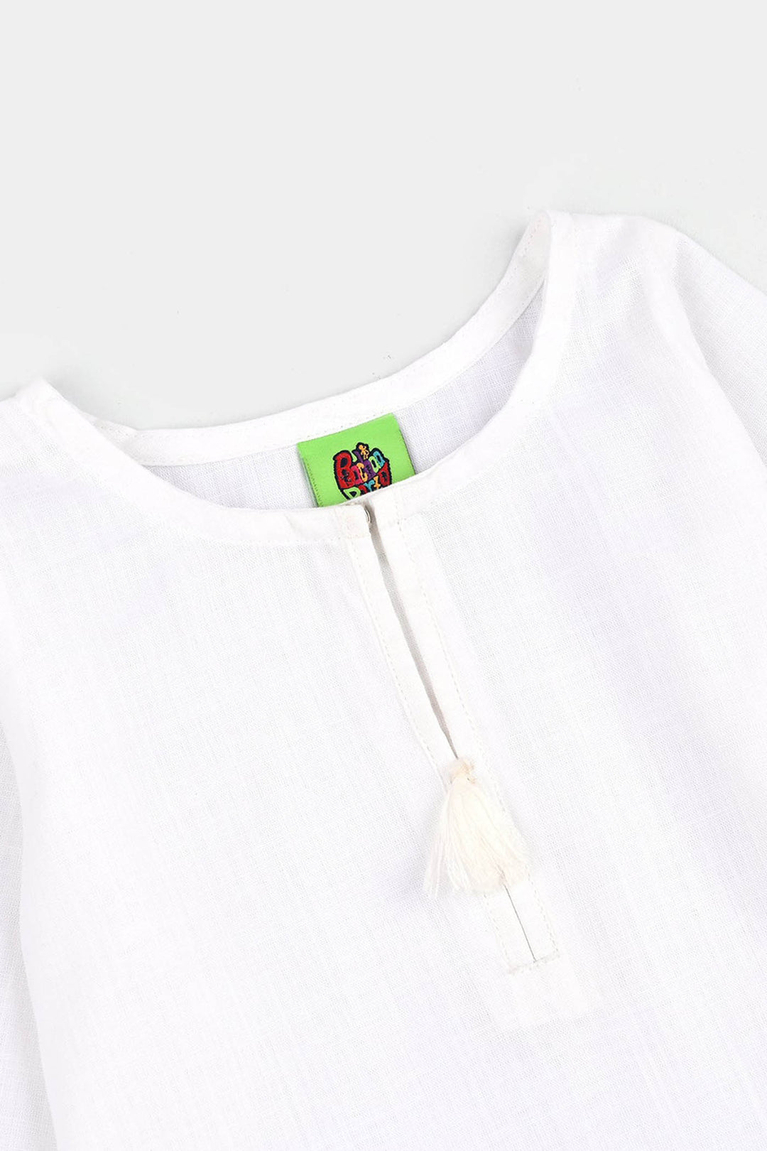 Infant Girls Cotton 2Pcs Basic-White