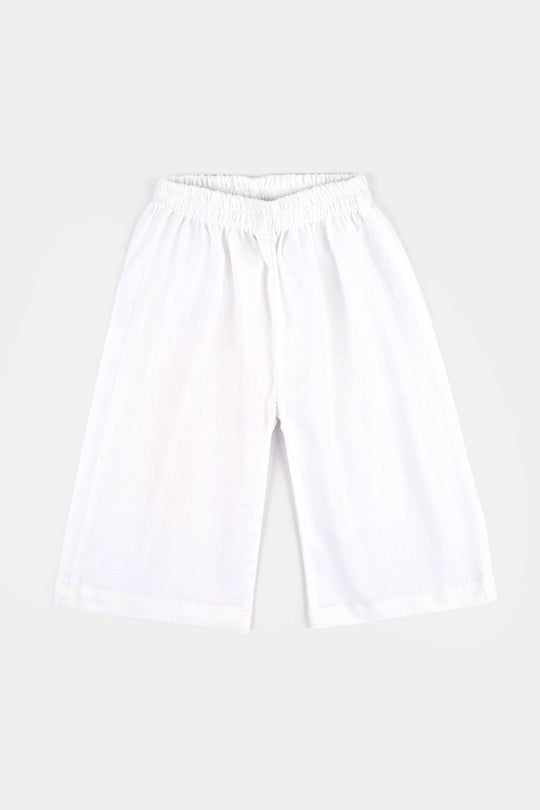 Infant Girls Cotton 2Pcs Basic-White