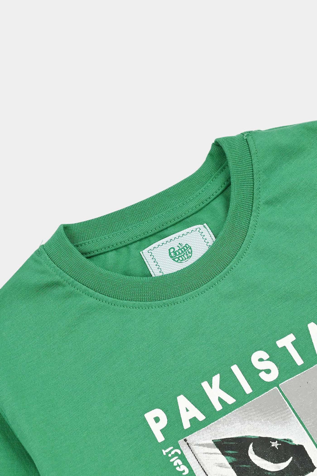 Boys Cotton Jersey T-Shirt Azaadi-Green