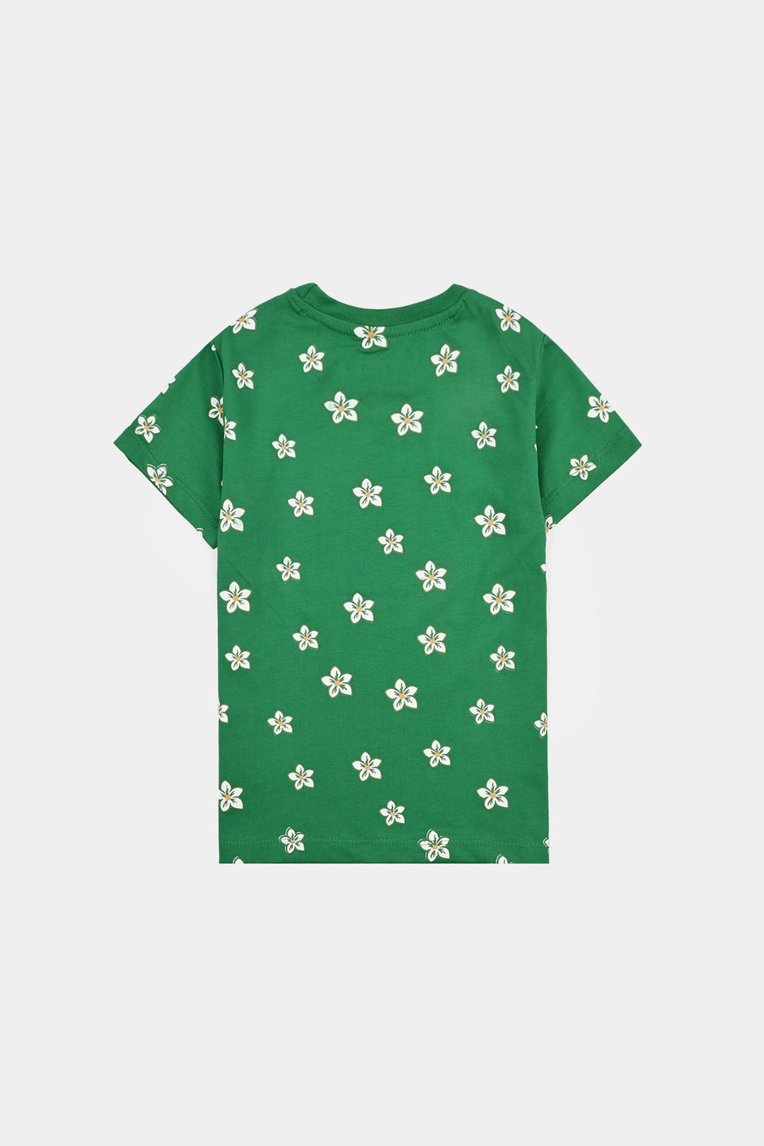 Girls Cotton Jersey T-Shirt H/S Sabki Pehchan Pakistan-Green