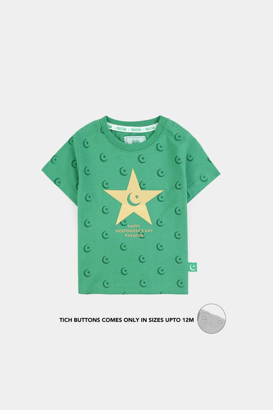 Infant Boys Independence Day T-Shirt – Green