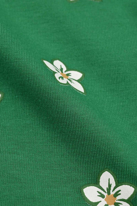 Infant Girls Cotton Jersey T-Shirt Sabki Pehchan Pakistan-Green