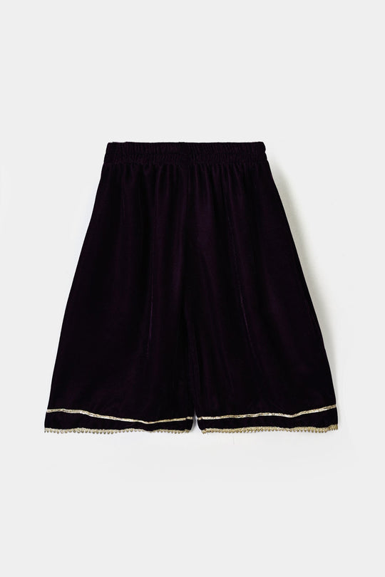 Infant Girls Velvet 2Pcs Noor-E-Bachpan