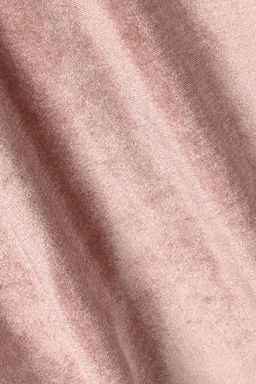 Girls Velvet Casual Frock Birdy-Muted Pink
