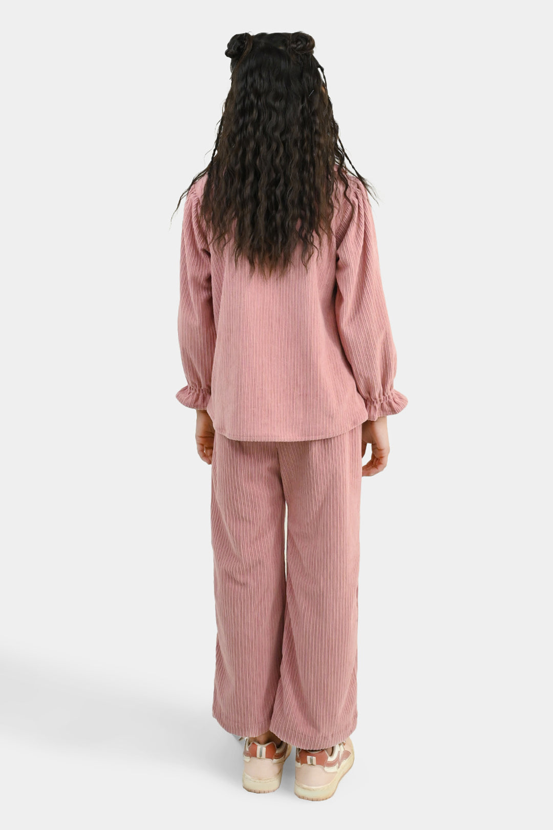 Girls Corduroy Co-Ord Set Candyl - Tea Pink