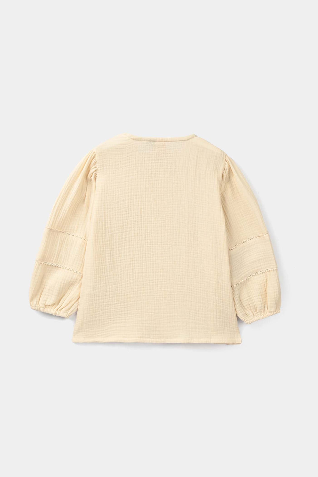 Girls Gauze Casual Top Cookie