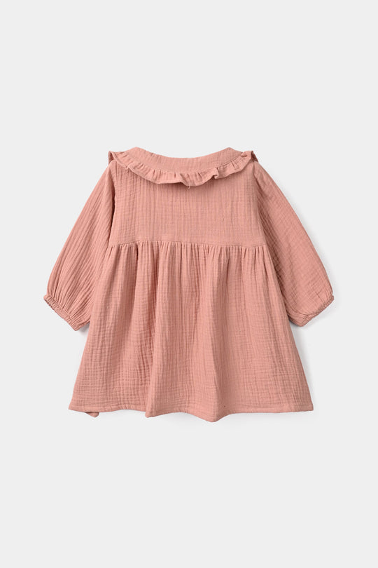 Infant Girls Gauze Casual Frock Sparkle