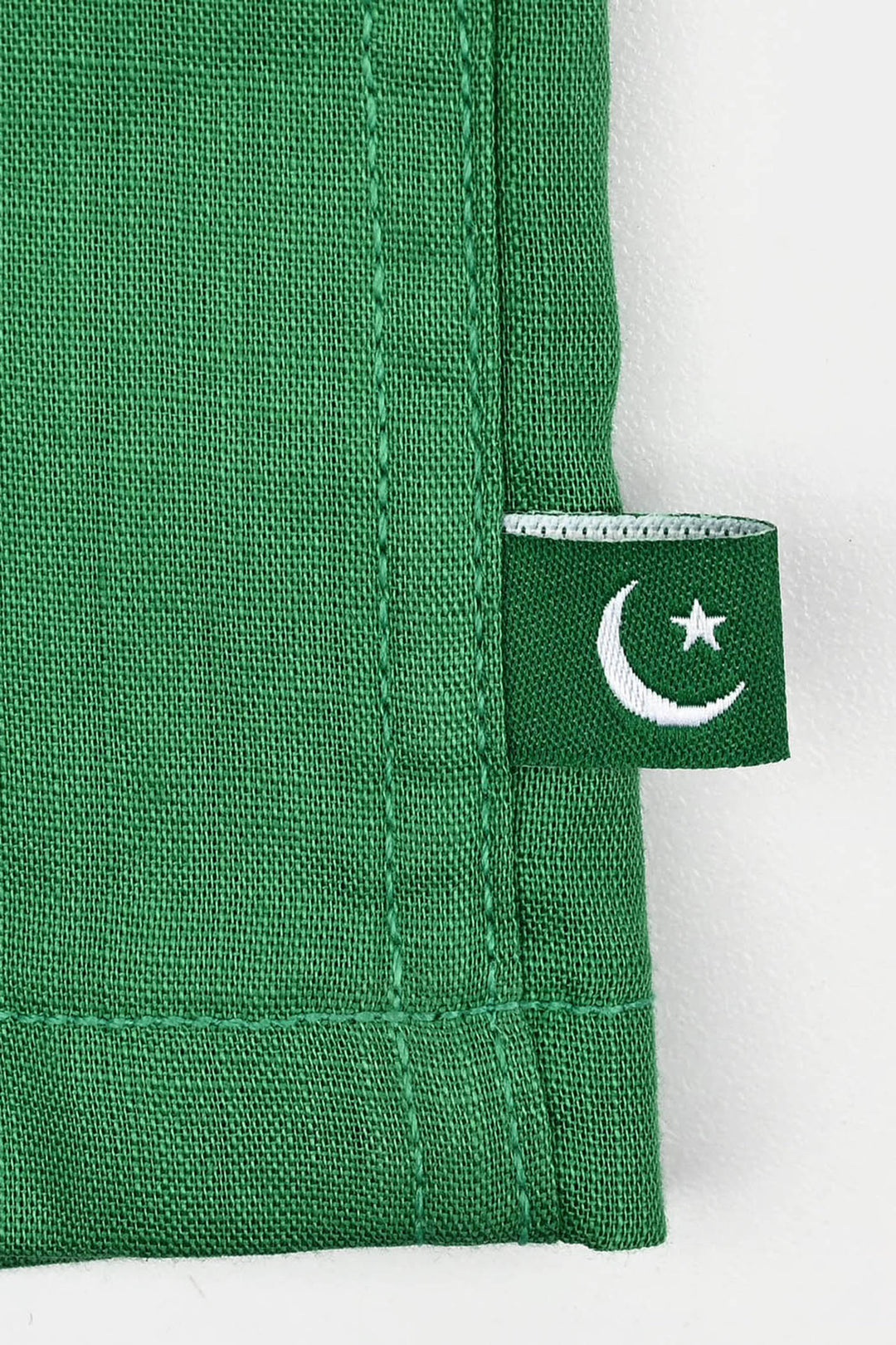 Boys Cotton Slub Azadi Shirt – Green