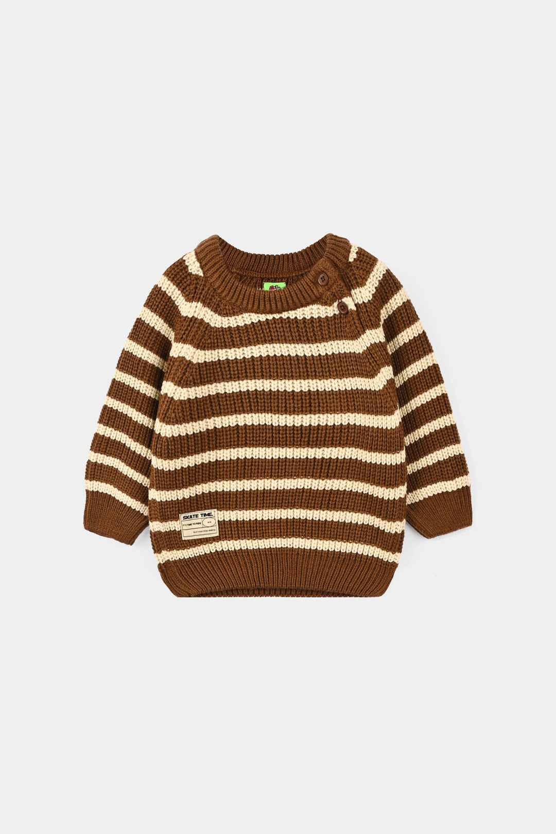 Infant Boys Acrylic Sweater - BROWN