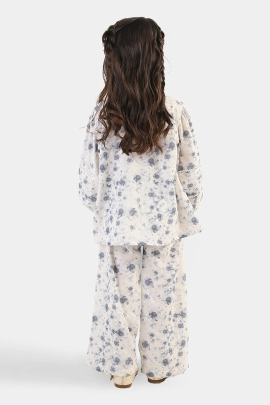 Girls Polyester Co-ord Set Galaxy - Multi