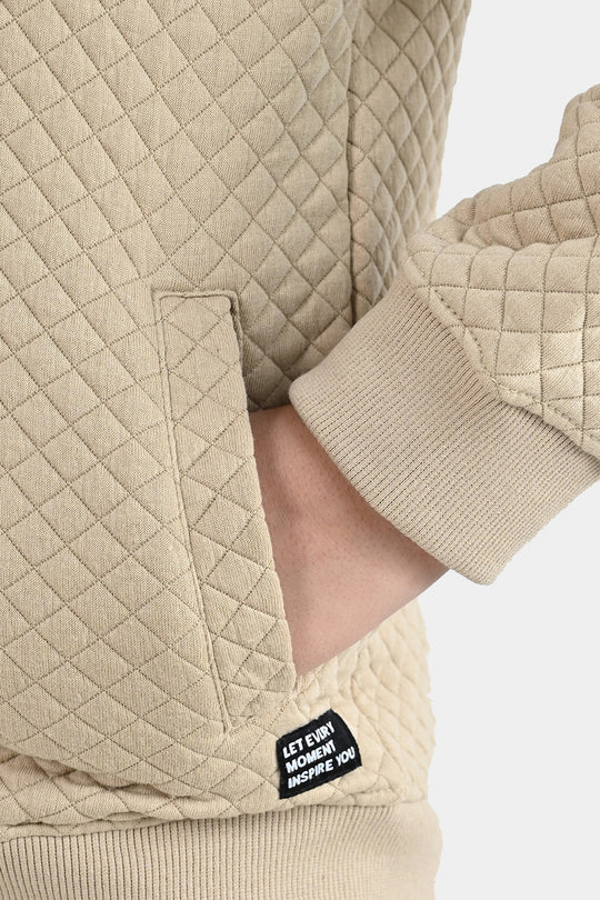 Boys Quilted Jacket Inspire You - BROWN