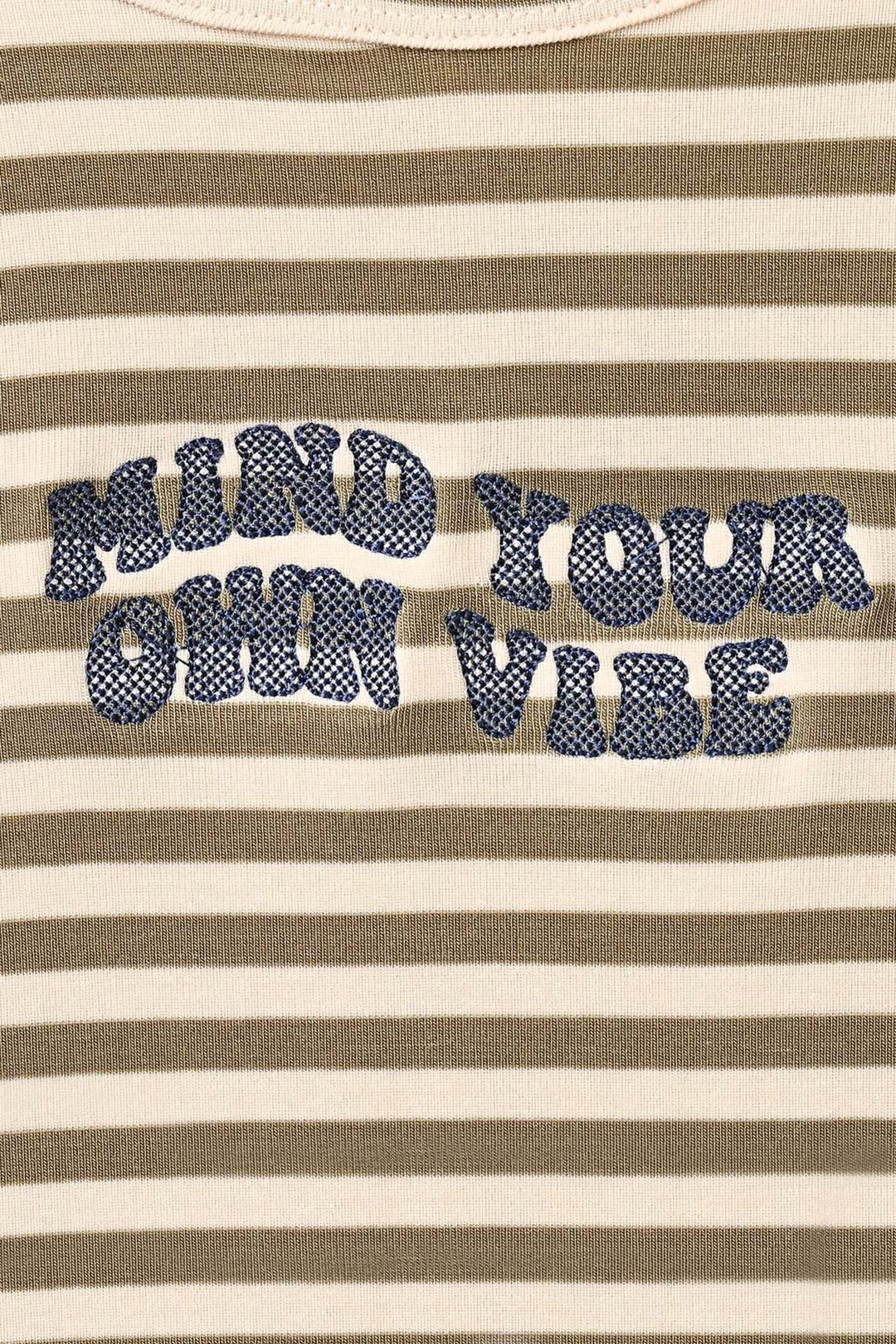 Boys Lycra Jersey T-Shirt Mind Your Own Vibe