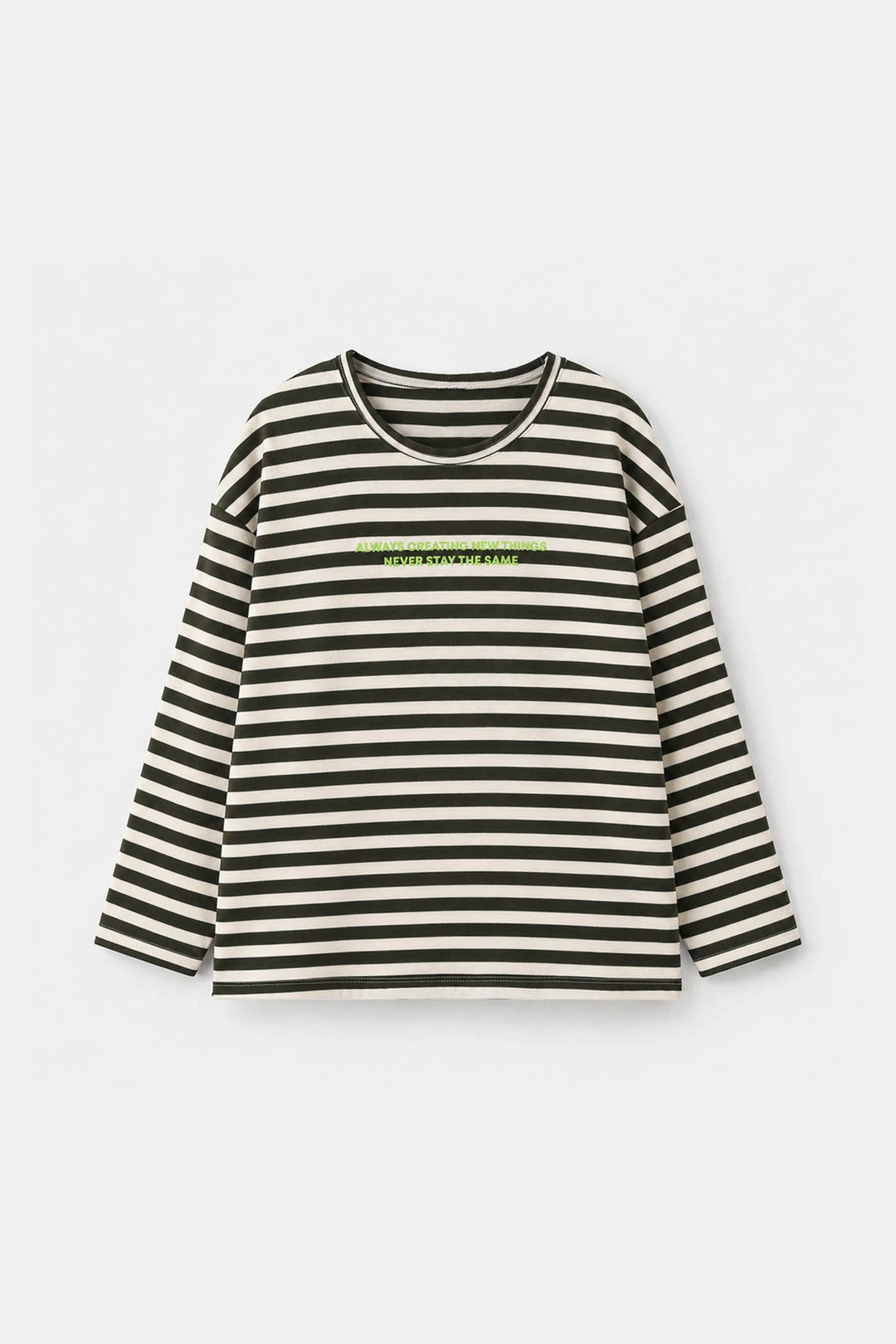 Boys Lycra Jersey T-Shirt Always Creation-GREEN
