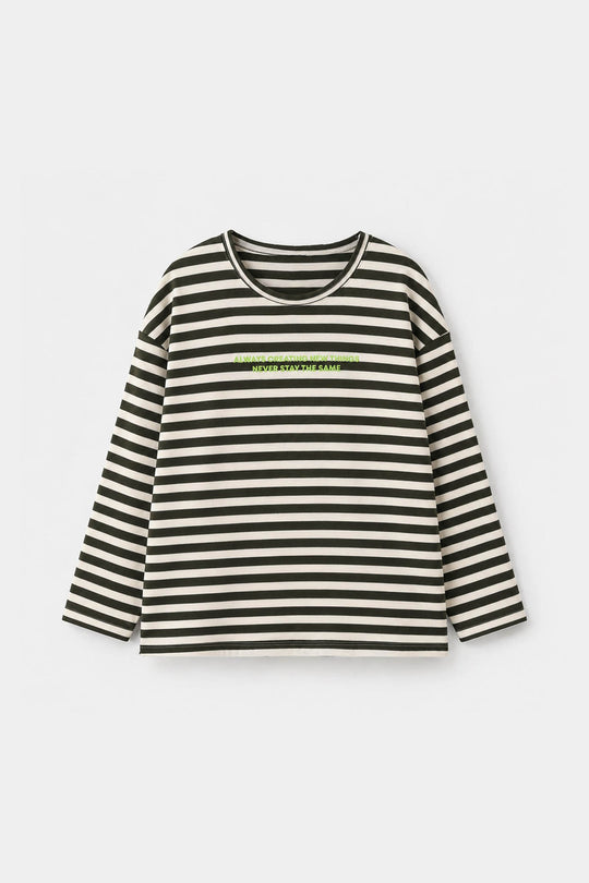 Boys Lycra Jersey T-Shirt Always Creation-GREEN