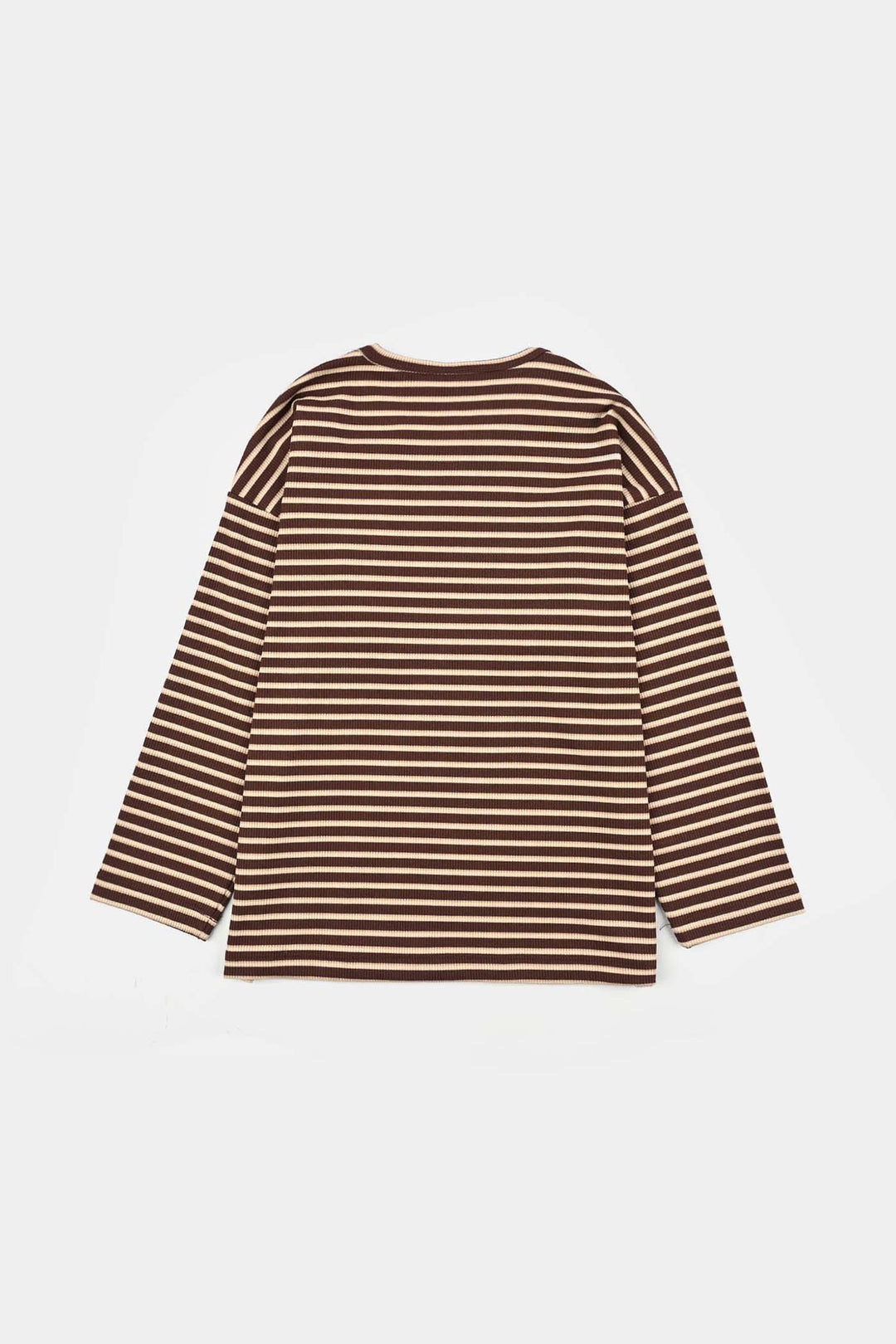Boys 2x1 Rib T-Shirt Beyond Sparks - BROWN