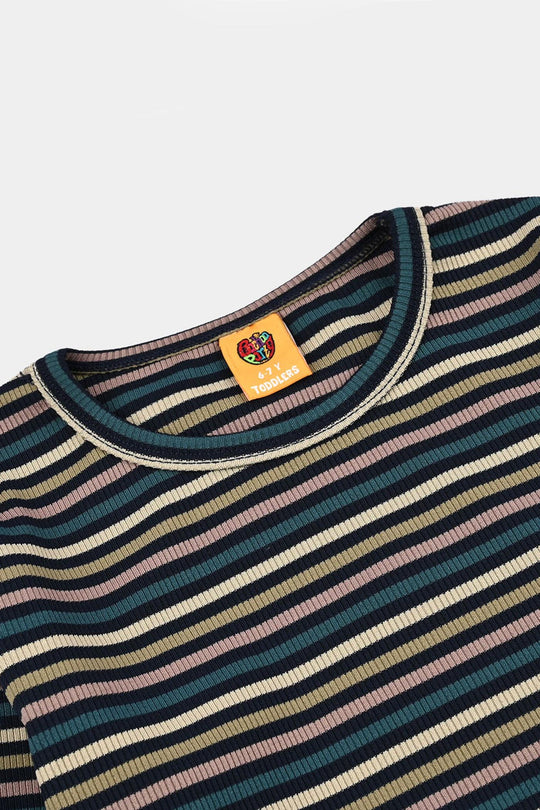 Boys 2x1 Rib T-Shirt F/S Your Imagination-Blue