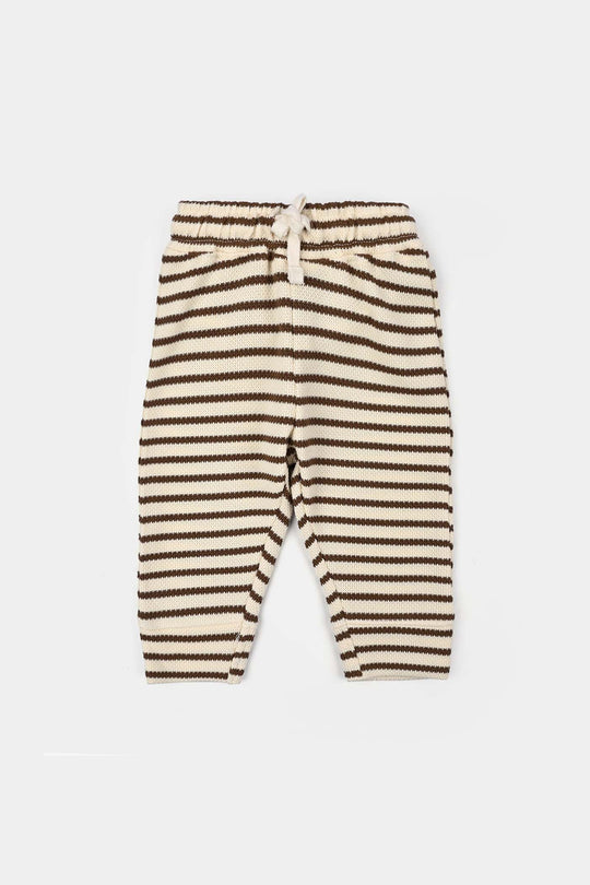 Infant Boys 2x1 Rib 2 Pcs Suit Hauling Alone - Stripes
