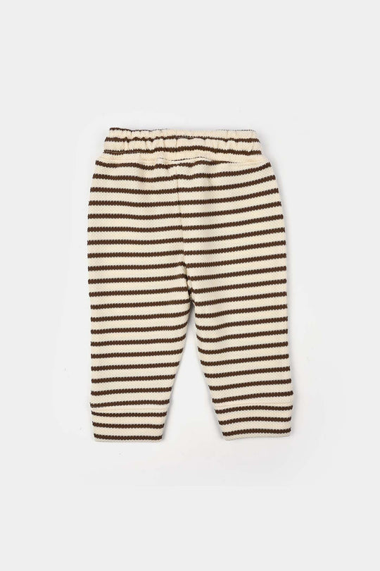 Infant Boys 2x1 Rib 2 Pcs Suit Hauling Alone - Stripes