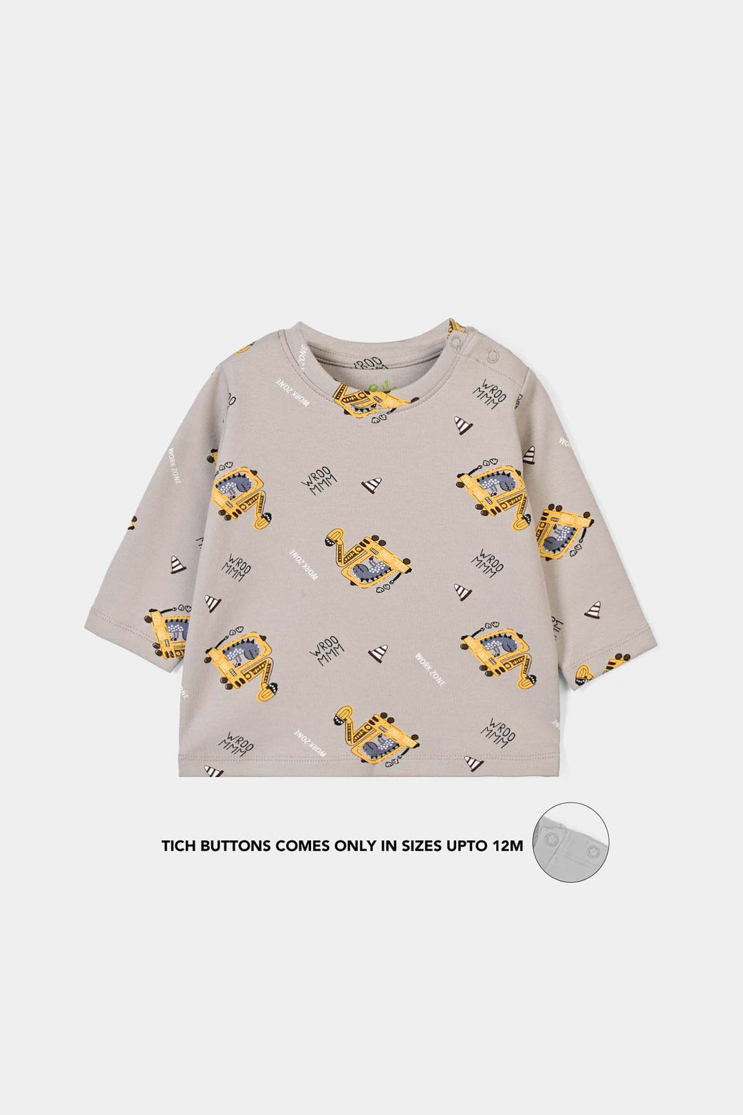 Infant Boys Cotton Interlock 2Pcs Suit Little Worker