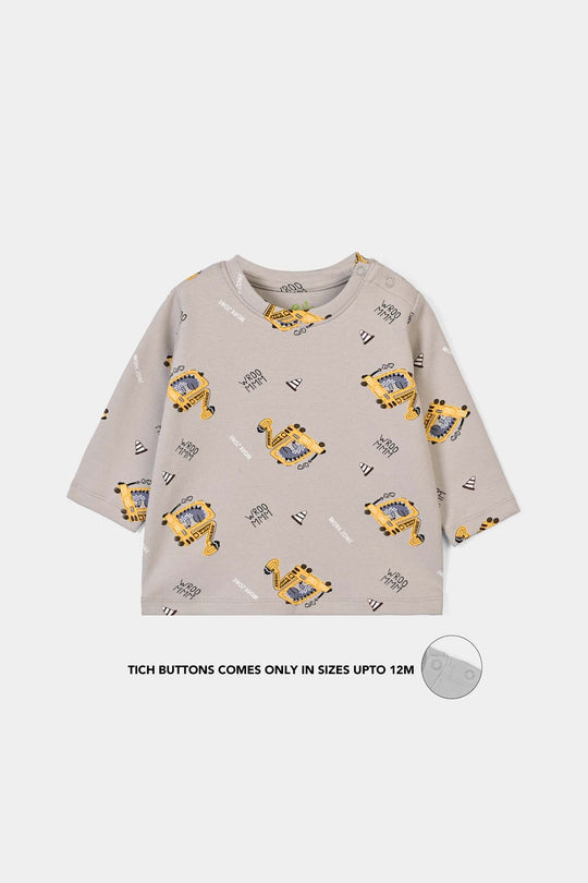 Infant Boys Cotton Interlock 2Pcs Suit Little Worker