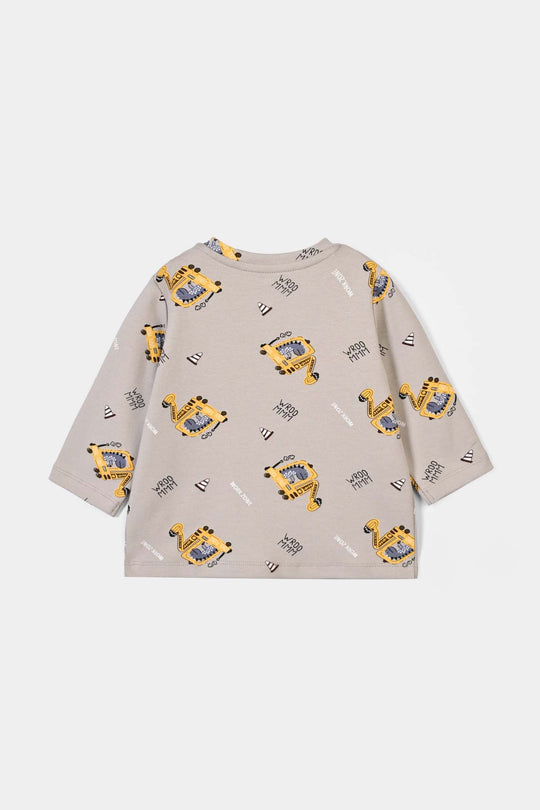 Infant Boys Cotton Interlock 2Pcs Suit Little Worker