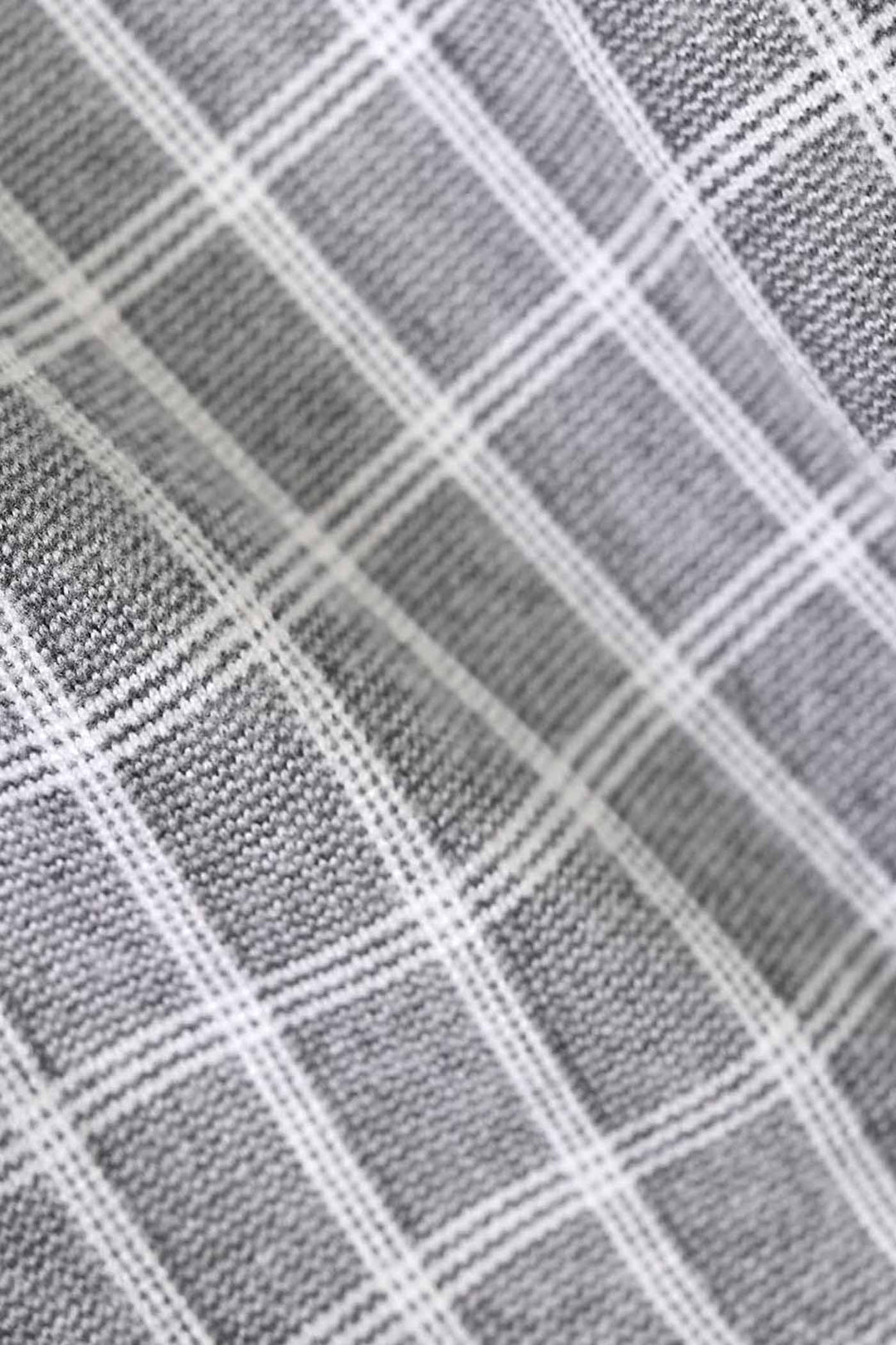 Infant Boys Cotton Jersey 2Pcs Suit Checkered-GREY