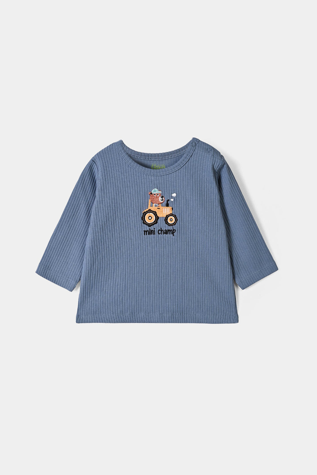 Infant Boys Lycra Jersey T-Shirt Mini Champ-BLUE