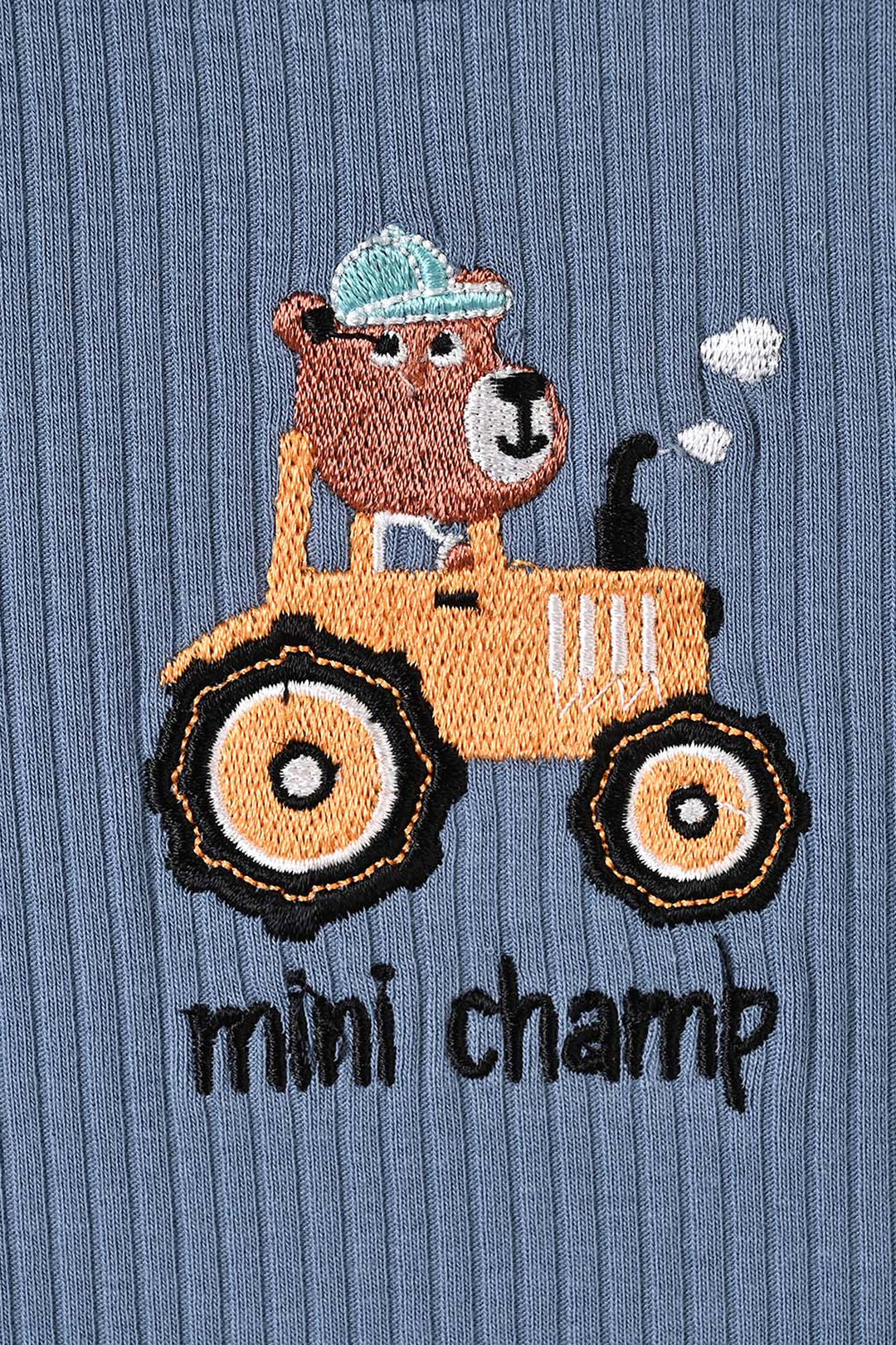Infant Boys Lycra Jersey T-Shirt Mini Champ-BLUE