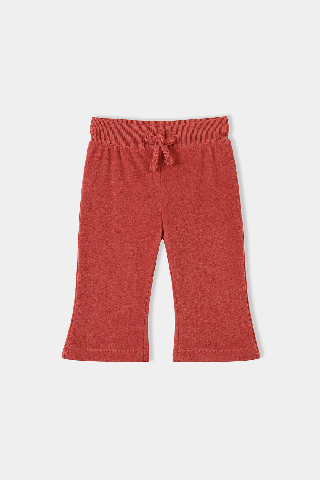 Infant Girls Velour 2Pcs Suit Bow-Red