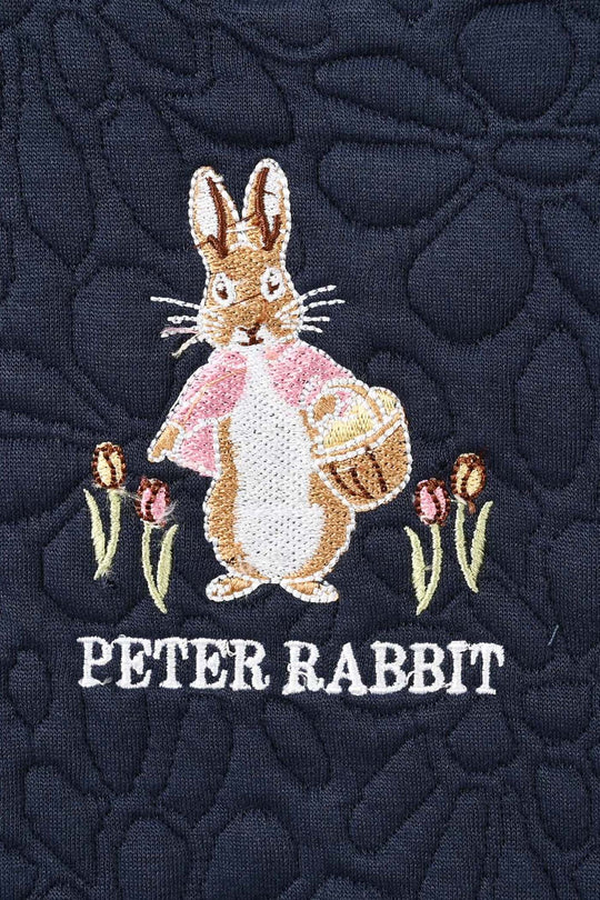 Infant Girls Cotton Interlock 2 Pcs Suit Peter Rabbit - Blue