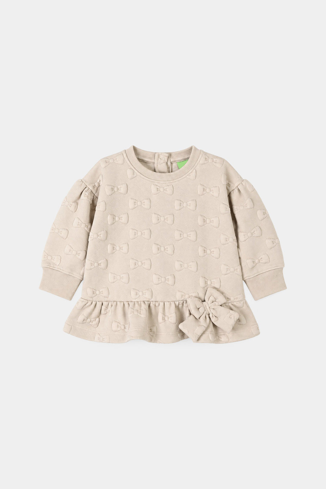 Infant Girls Quilted 2Pcs Suit Little Bows