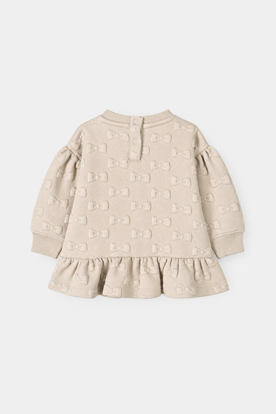 Infant Girls Quilted 2Pcs Suit Little Bows