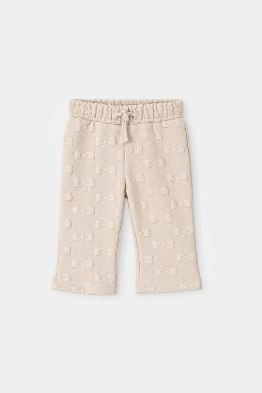 Infant Girls Quilted 2Pcs Suit Little Bows