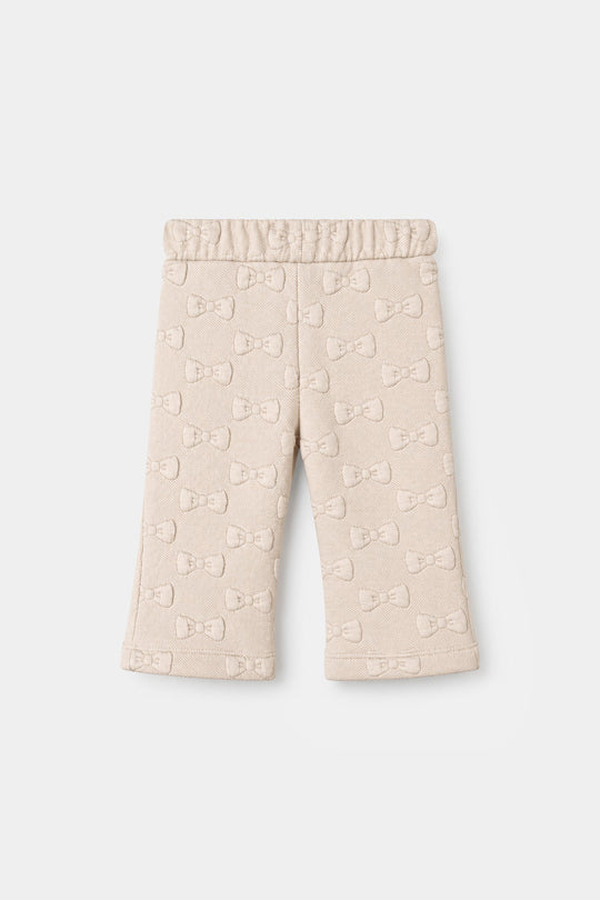 Infant Girls Quilted 2Pcs Suit Little Bows