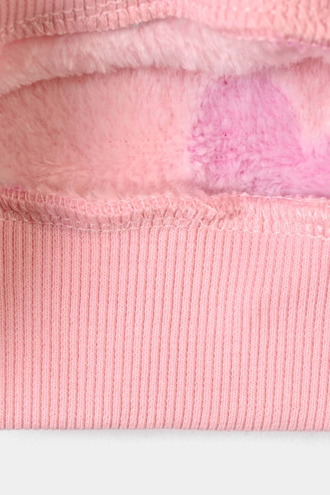 Infant Girls Sherpa 2Pcs Suit Strawberry - PINK