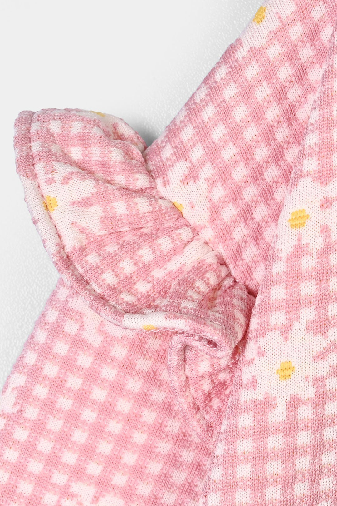 Infant Girls Cotton Jersey 2Pcs Suit Daisy-Pink