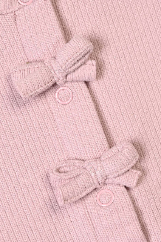 Infant Girls Ottoman 2Pcs Suit Layered Frill-PINK