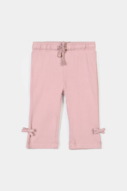 Infant Girls Ottoman 2Pcs Suit Layered Frill-PINK